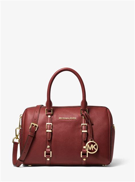 michael michael kors bedford travel leather duffle satchel|Michael Michael Kors Signature Leather Bedford Travel Extra .